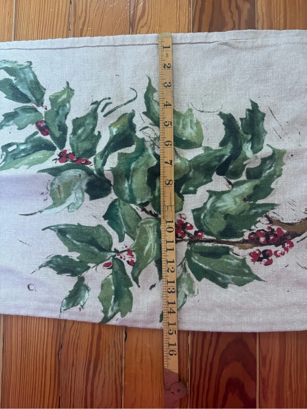 Pottery Barn Holiday Holly Branch Decorative Pillowsham